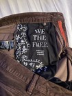 Free People Risk Taker Cord Straight Leg Pants Chocolate Truffle size 28 — photo 6