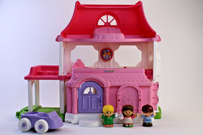 Fisher Price Little People House Happy Sounds Sweet Home Toy Doll House