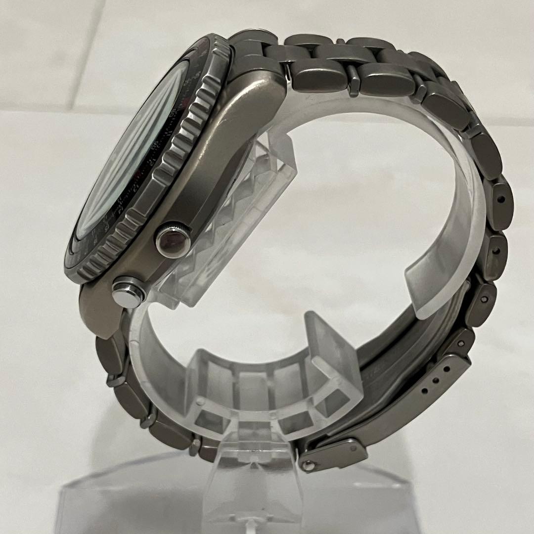 Used CITIZEN C420 Citizen Promaster Navihawk Titanium Ana-Digi image 4