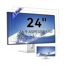  2-Pack 24 Inch Computer Blue Light Blocking Screen Protector for 16:9 Wides...