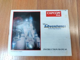 CLEAN BOX CIB Disney Adventures in the Magic Kingdom complete in nintendo nes
