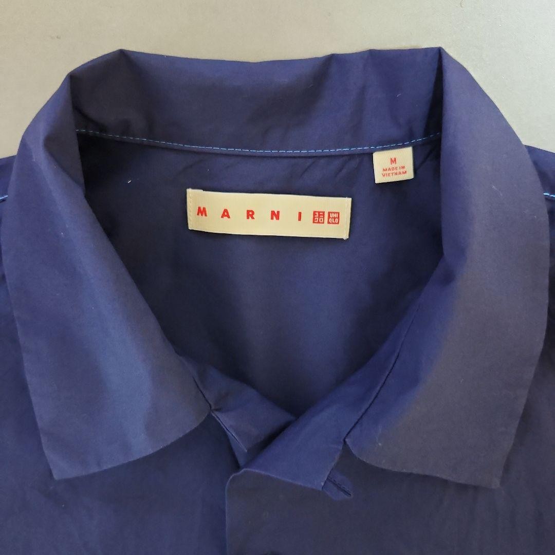 UNIQLO x MARNI Oversized Open Collar Short Sleeve Shirt M New thumbnail 2