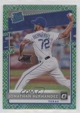 2020 Panini Donruss Optic Choice Green Dragon Prizm 65/84 Jonathan Hernandez nd3