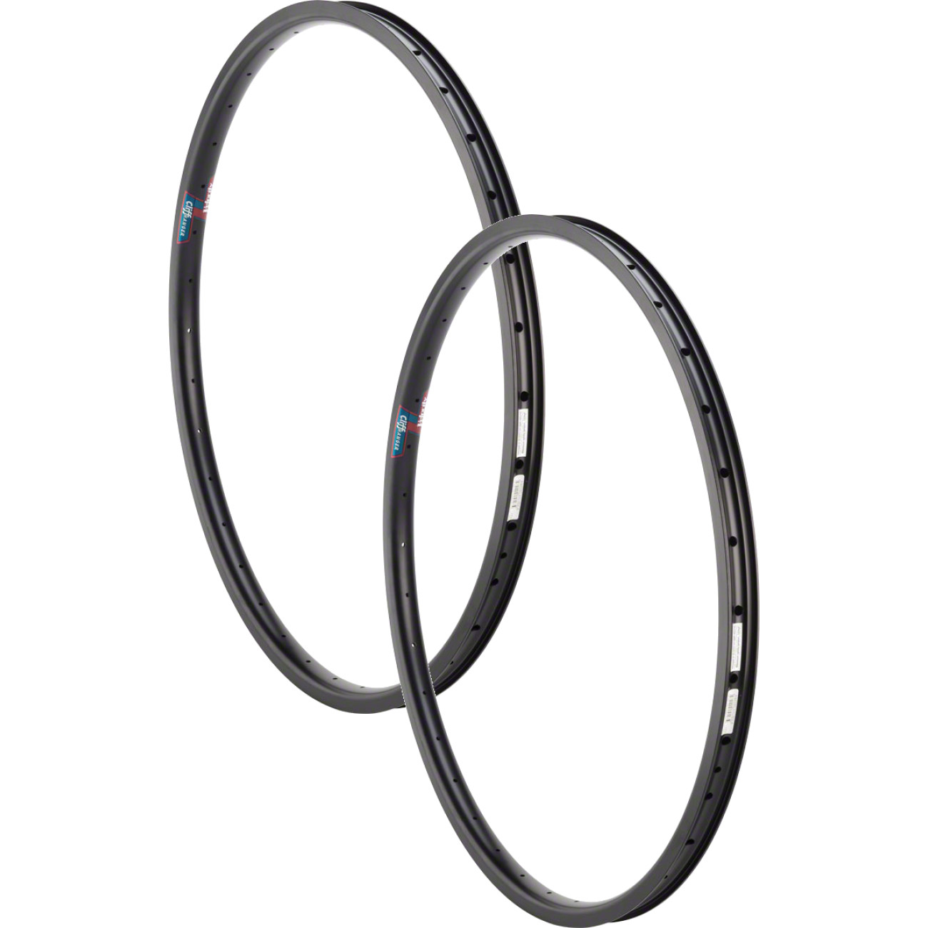 Pack of 2 Velocity Cliffhanger Rim - 700, Disc, Black, 36H, Clincher
