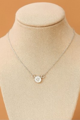 14 K Diamant Meterware Halskette