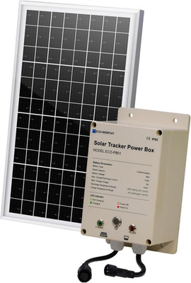 Power Box for Solar Tracker System IP65 Waterproof: 10W Monocrystalline Solar Pa