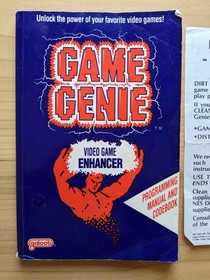 Galoob Game Genie Video Game Enhancer Book for NES Code Manual Only & Document
