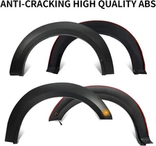 Fender Flares Fits 2015-2017 Ford F150 Styleside w/ LED Light Raptor Style 4pcs