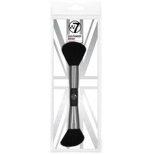 Image of W7 Duo Powder Brush - Foundation MakeUp Loose Blusher Bronzer Large Professional