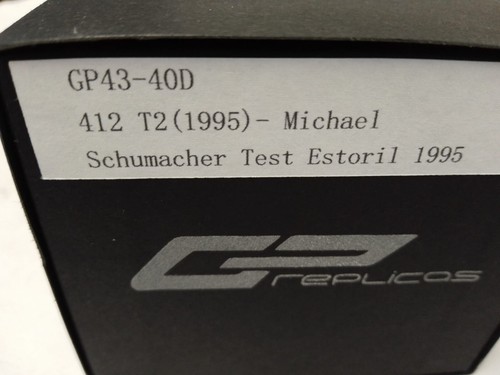 Gpreplicas Ferrari 412 T2 Schumacher Test Estoril 1995 1/43 Gp43-40d - Picture 3 of 3