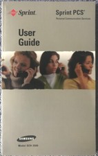 Samsung SCH-3500 Flip Phone Manual - Band New
