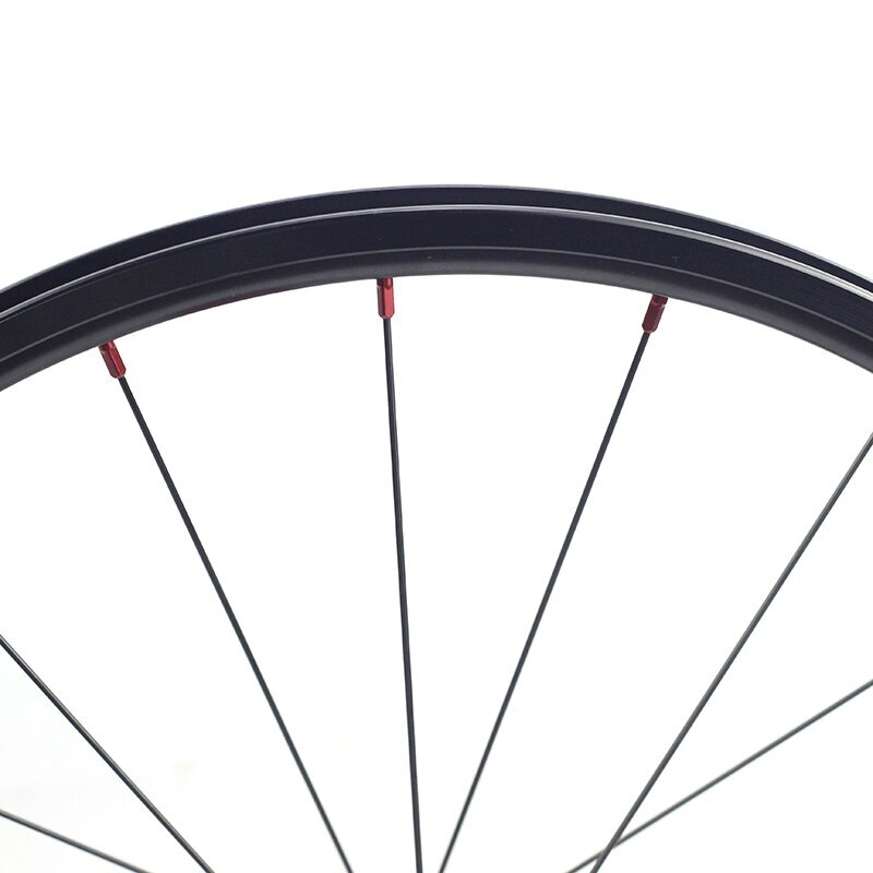 Paire De Roues Vélo 20 Pouces Carbone Rayons Lames - Set Roues Carbone