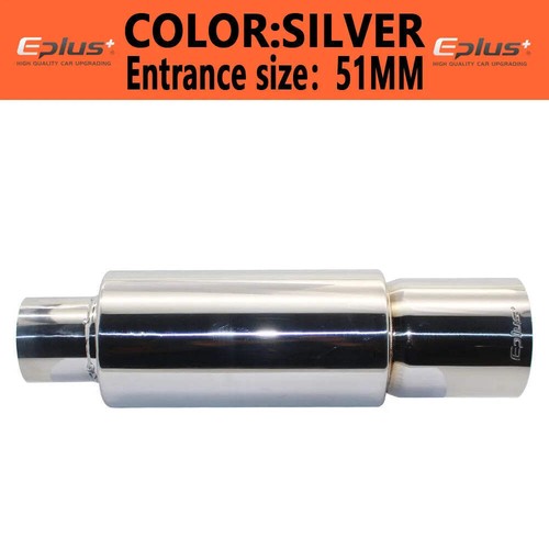 EPLUS Stainless Muffler Pipe | Tail End Exhaust 51 57 63mm Universal Fit - Picture 8 of 24