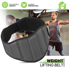 Weight Lifting Belt Fitness Powerlifting Back Support Workout Strength Training