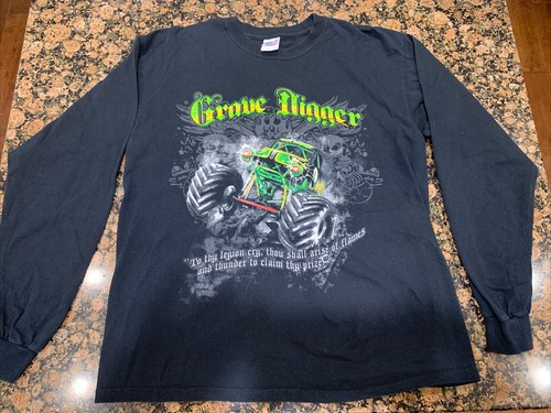 Vintage Black Grave Digger Monster 
