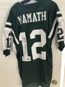 joe namath signed jersey