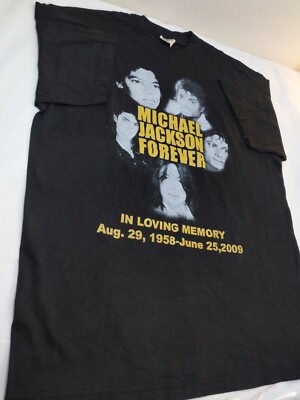 ミュージシャン MichaelJackson In Loving Memory 2009 Tee 2009 Michael Jackson forever Memorial 