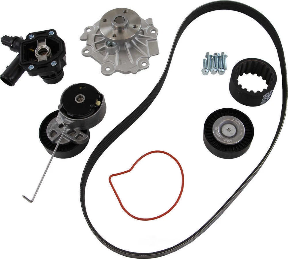 Kit de instalação da bomba de água do motor compatível com 2010-2016 Volvo XC60 S60 S80, XC70 CRP/R - Imagem 3 de 4