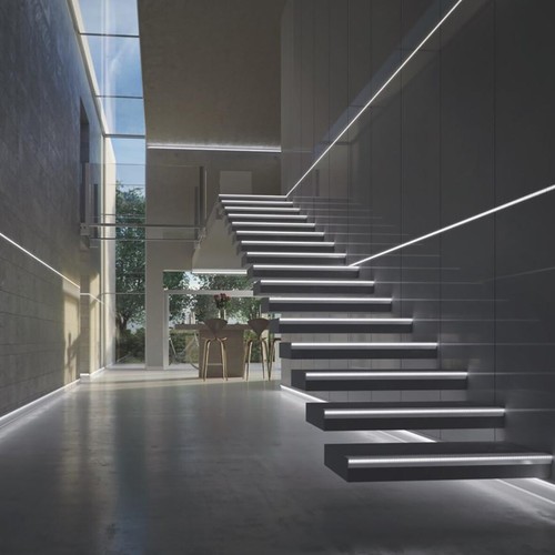 Profilo Alluminio Piatto 1m per Striscia led BARRA-3-1M - Foto 6 di 6