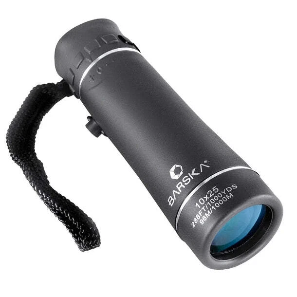 Barska AA10196 Optics Zoom 10x 25mm Trend Monocular Blue Lens with Case Bag - Image 2 of 4