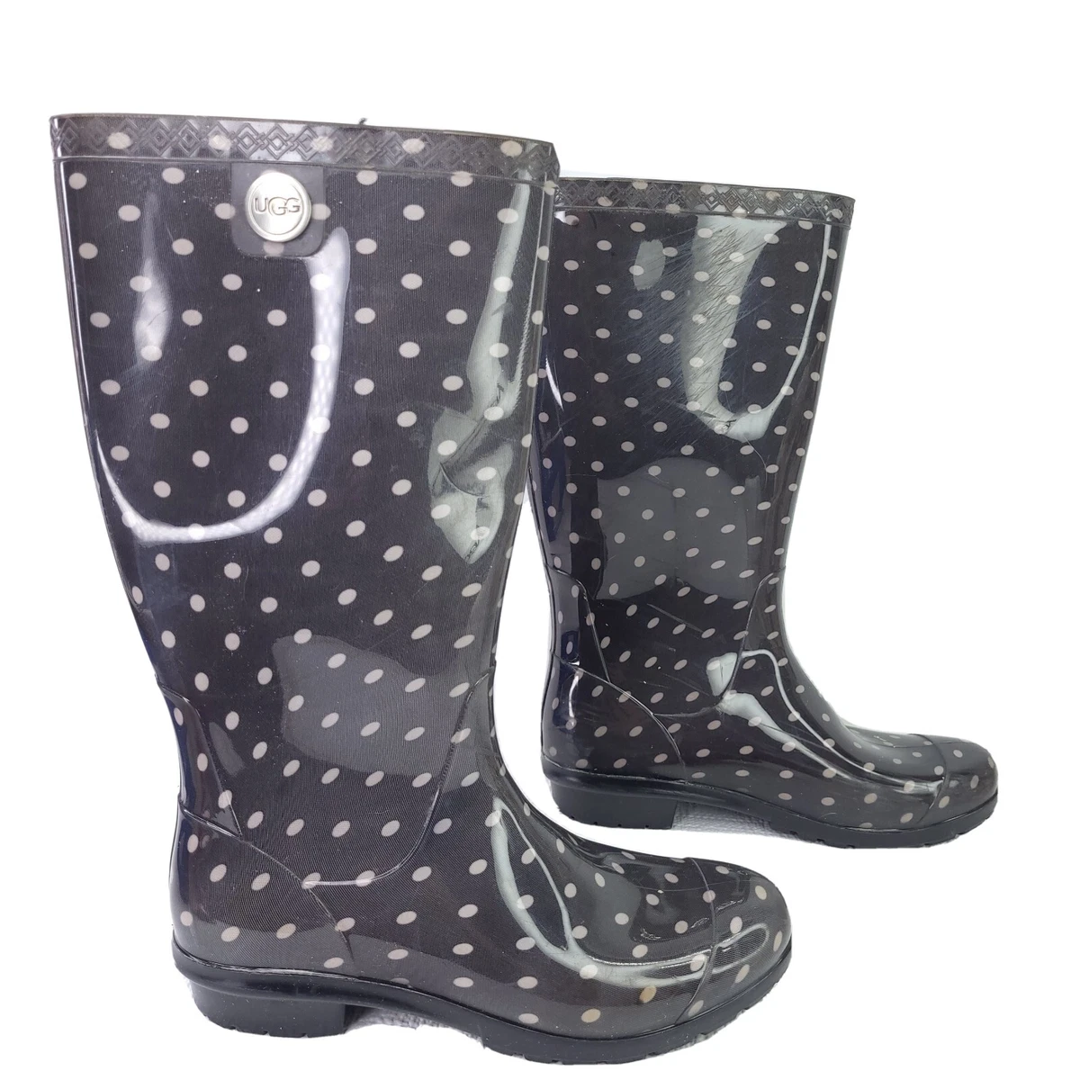 Ugg polka dot rain clearance boots