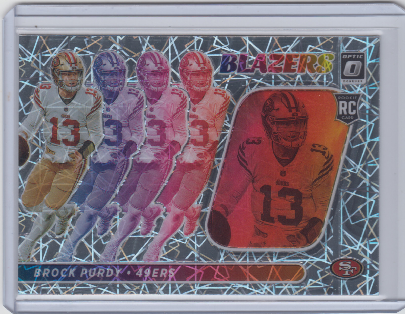 2022 Panini Optic #B-15 Brock Purdy Blazers SSP Case Hit Rookie 49ers