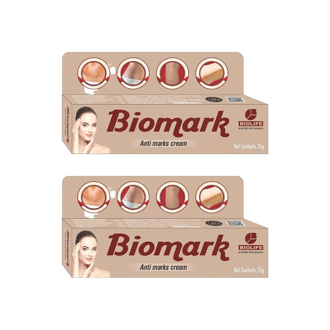BIOLIFE BIO MARK crema antimarcas ayurvédica | crema para eliminar cicatrices | marcas elásticas