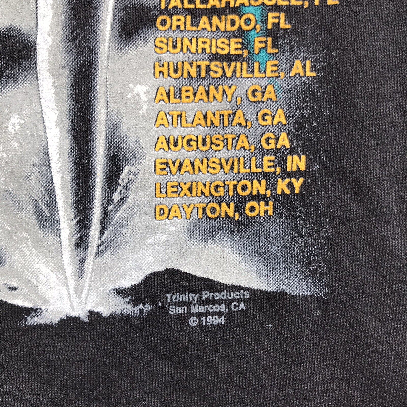 Vtg 90s Brooks & Dunn 1994 ELECTRIC RODEO Tour T Shir… Gem