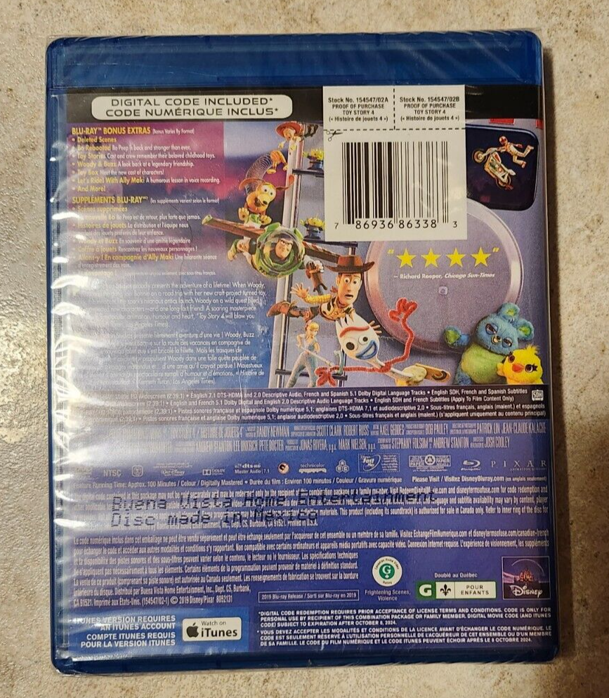 Toy Story 4 Blu-ray | eBay