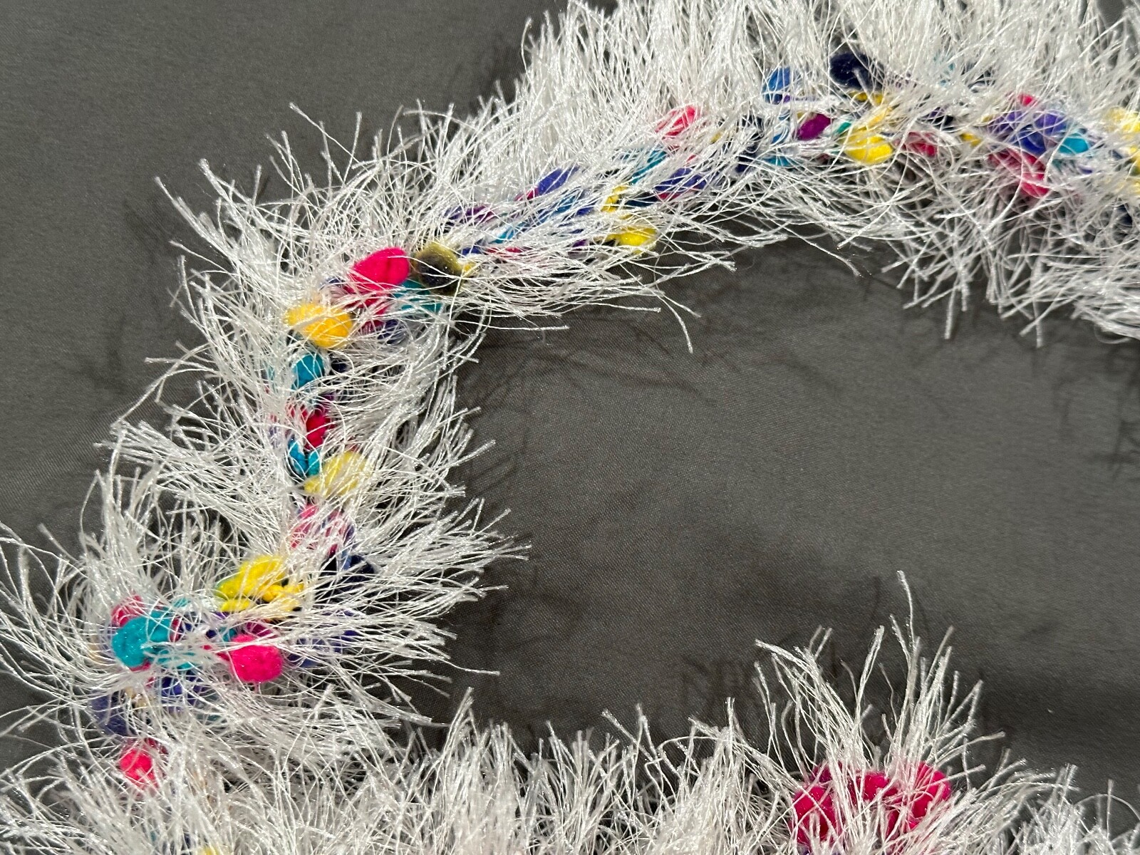 Unique Handmade Fluffy Knit Handbag by Doris Spei… - image 6