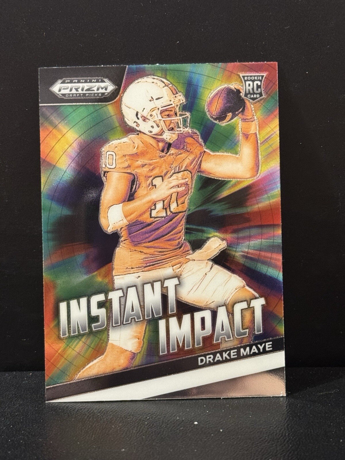 2024 Panini Prizm Draft Picks Instant Impact Drake Maye #4 (rookie)