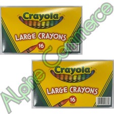  2-Packs Crayola 16 Nontoxic Large Crayons 52-0336