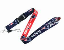 NFL New England Patriots Football Team Lanyard With Detachable Strap