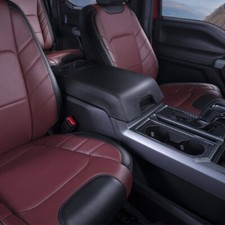 Leather Center Console Armrest Lid Pull Over Cover Fit For 2004-08 Ford F150