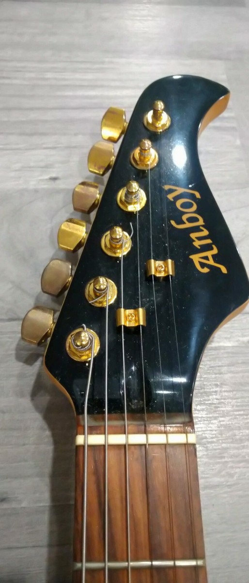 Anboy Electric Guitar rare color vintage and sound checked Anboy Electric Guitar rare color vintage and sound checked