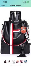 Nwt Women Backpack Bag Travel Shoulder Pu Leather Crossbody GYM Purse
