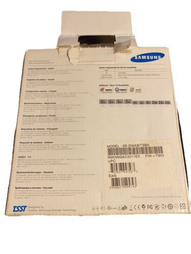 Samsung X8 USB Ultra Slim Portable External DVD Writer SE-208 w/ USB Cable Used. - Bild 10 von 14
