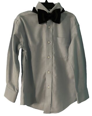 Class Club Gold Label Dress Shirt Boys Size 5 Solid Blue With Bow Tie | eBay Class Club Gold Label Dress Shirt Boys Size 5 Solid Blue With Bow Tie | eBay