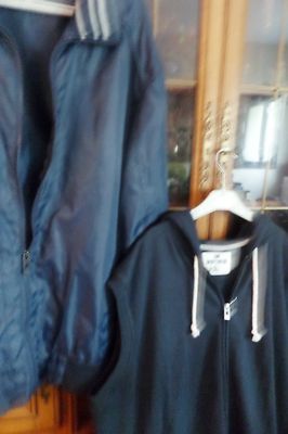 Lot 2 Vestes XL Coupe-vent - IN EXTENSO & SPORTWEAR Sans Manches - Occasion TB