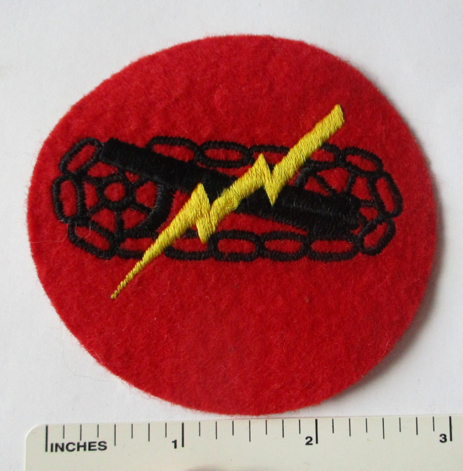 Reproduction 68th FIELD ARTILLERY MECHANIZED PATCH on Wool Made for COLLECTORS