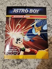Astro Boy Sticker Book - Reusable Stickers - NEW - 2005
