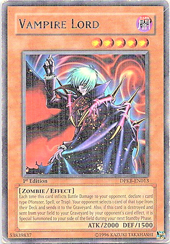 vampire lord yugioh card Vampire Lord | Card Details