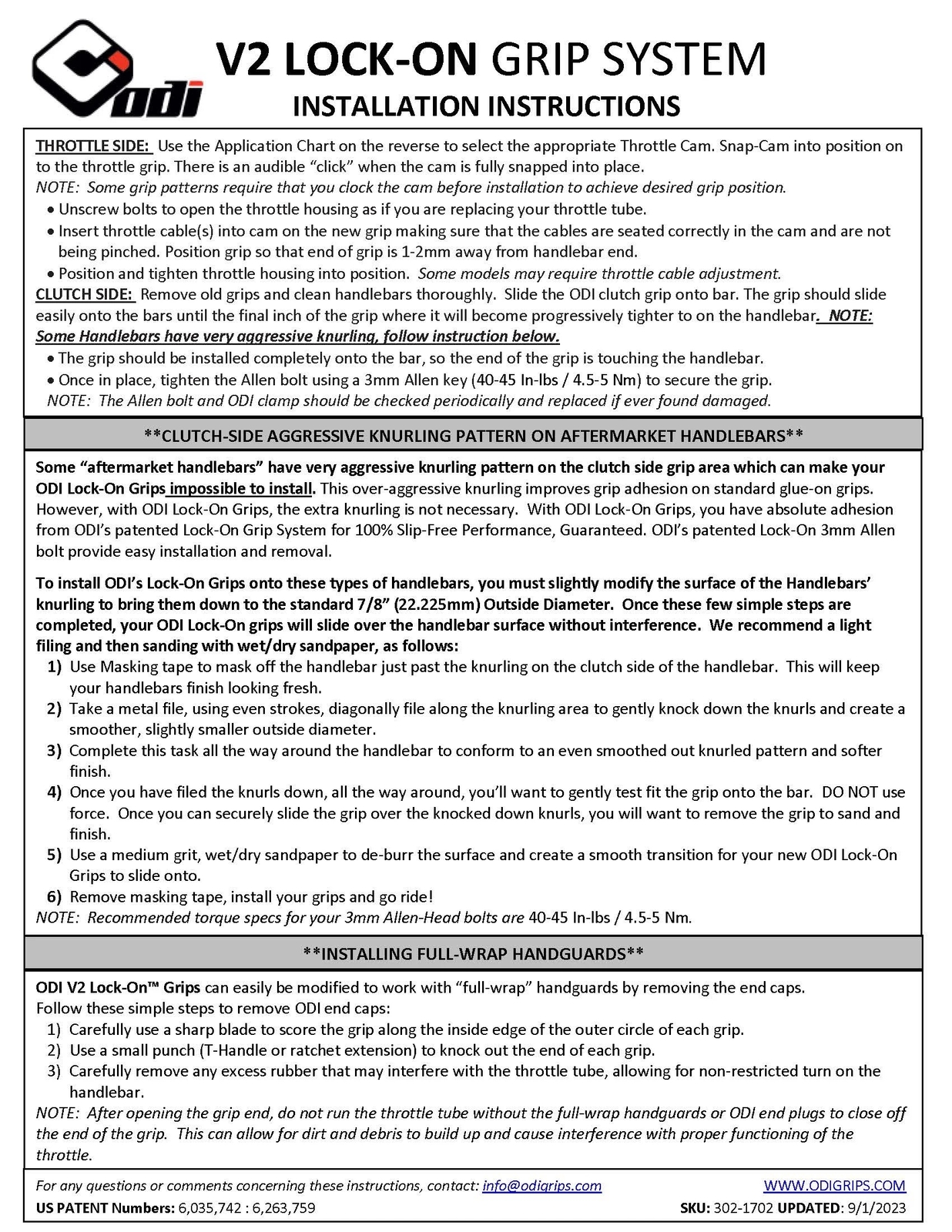 ODI EMIG 2.0 - V2 LOCK-ON MX MOTORCYCLE GRIPS PINK/GREY