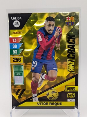 VITOR ROQUE #505 NUEVO SUPER CRACK BARCELONA 2023-24 CROMO ADRENALYN LIGA 23/24