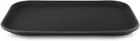 Black Plastic Large 35 x 25cm Fast Food Tray Drinks Snack TV Dinner Lap Serving