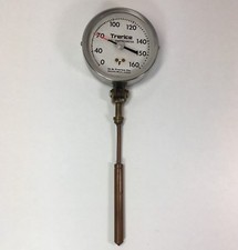 Trerice Thermometers 3-1/4" Dials 0-160 F Used