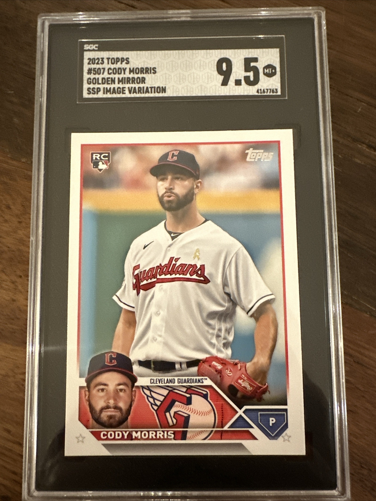 2023 Topps Series 2 Cody Morris #507 Golden Mirror SSP