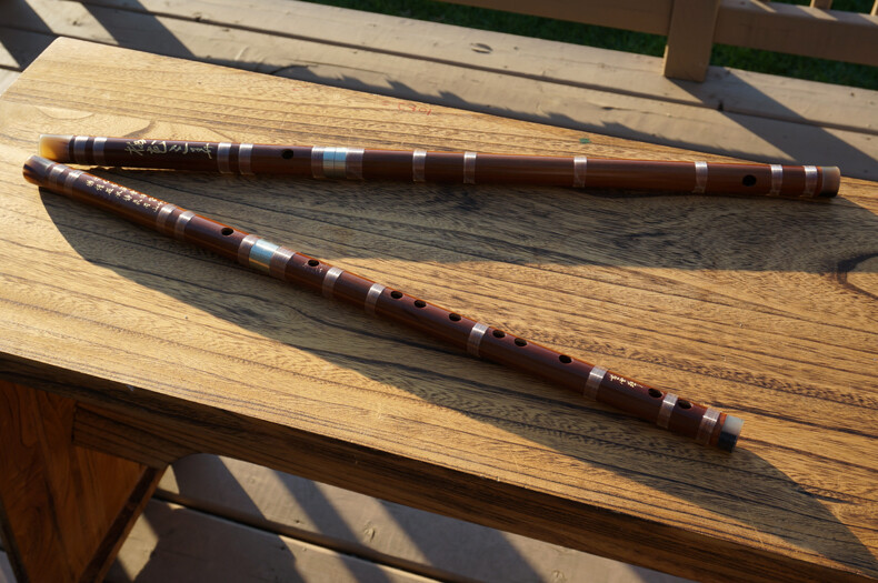 竹笛 Chinese Dizi, Chinese Bamboo Flute Crafted By Master DONG 董雪華