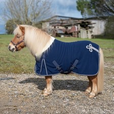 Image of SHOW RUG FLEECE SHETLAND NAVY 3'6 3'9 4'0 4'3 SHOWING *FREE POSTAGE*