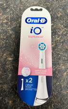 -NEW- ORAL-B iO GENTLE CARE REPLACEMENT BRUSH HEADS x2